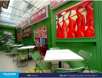 Thiết Kế Thi Công Nhà Hàng Chân Gà Anh Béo (2)